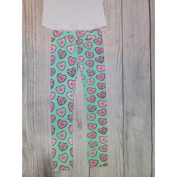 UNIQUE Baby 'You Are The Sprinkles To My Donut' Kids Set Pink and Mint Size 7 - Picture 3 of 9